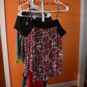 Women's Size Medium "Cold Shoulder" Top from Maurice's